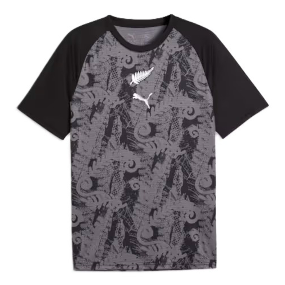 '26-'27 New Zealand Warm Up Jersey (Black) Polyester Made By: Puma Men's Black Extra Large