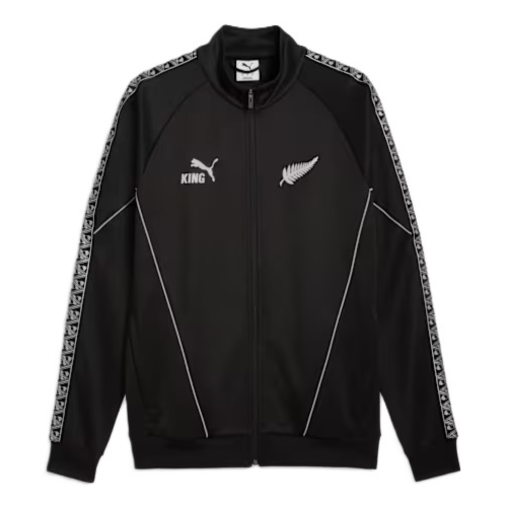 '26-'27 New Zealand King Anthem Jacket (Black) Polyester Made By: Puma Men's Black Extra Large