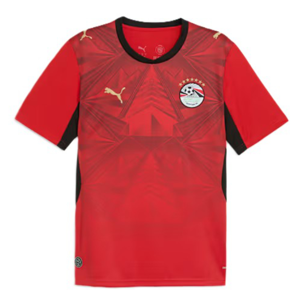 '26-'27 Egypt Home Shirt Polyester Made By: Puma Men's Red Xxl