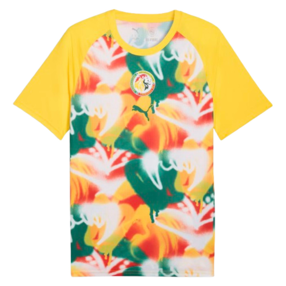 '26-'27 Senegal Warm Up Jersey (Yellow) Polyester Made By: Puma Men's Yellow Medium
