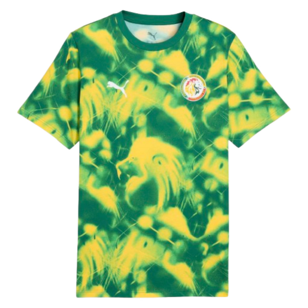 '26-'27 Senegal Ftblculture Tee Aop (Green) Polyester Made By: Puma Men's Green Xxl