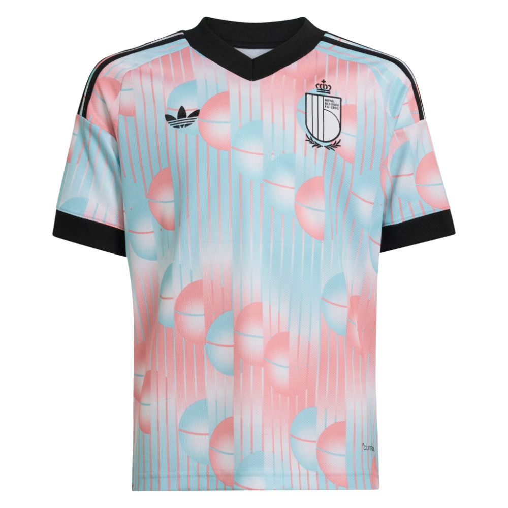 '26-'27 Belgium Away Shirt (Kids) Polyester Made By: Adidas Unisex Kids Blue Size 7-8