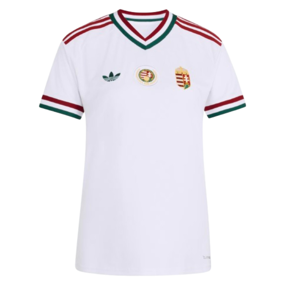 '26-'27 Hungary Away Shirt () Polyester Made By: Adidas Women's White Medium