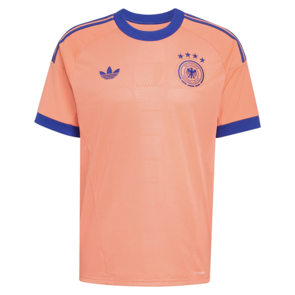 '26-'27 Germany Away Goalkeeper Shirt (Coral Fusion) Polyester Made By: Adidas Men's Pink Large