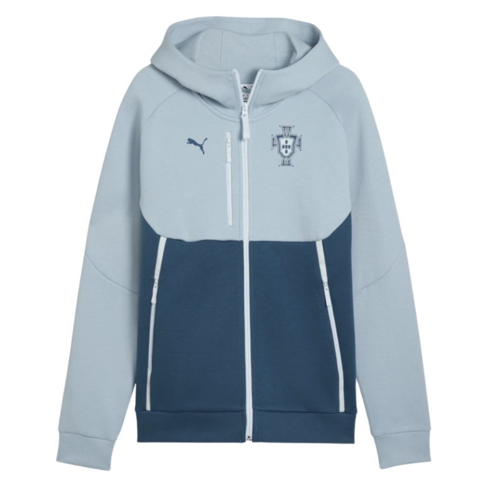 '26-'27 Portugal Pumatech Fz Hoody (Seaform) Polyester Men's Grey Xxl