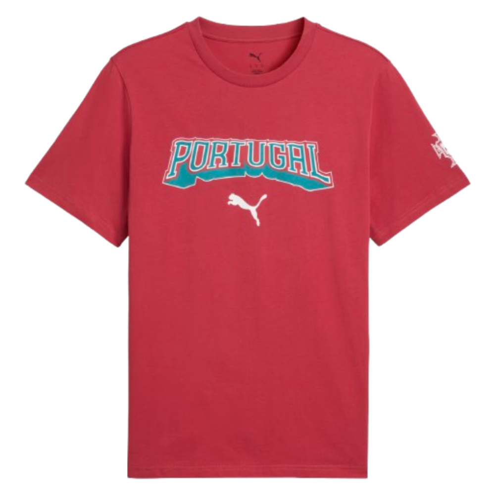 '26-'27 Portugal Ftblculture Tee (Red) Polyester Made By: Puma Men's Red 3XL