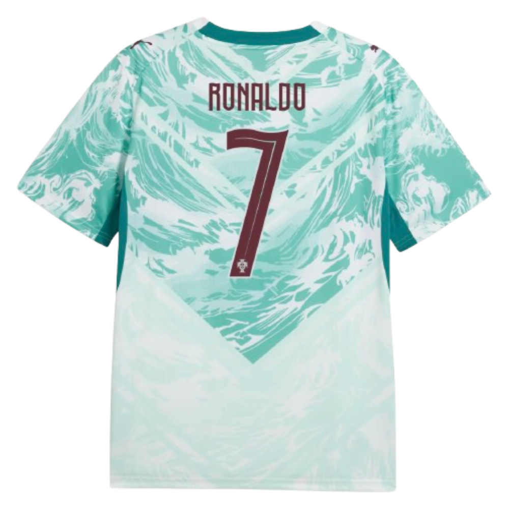 '26-'27 Portugal Ronaldo Away Shirt Polyester Made By: Puma Men's White Xxl