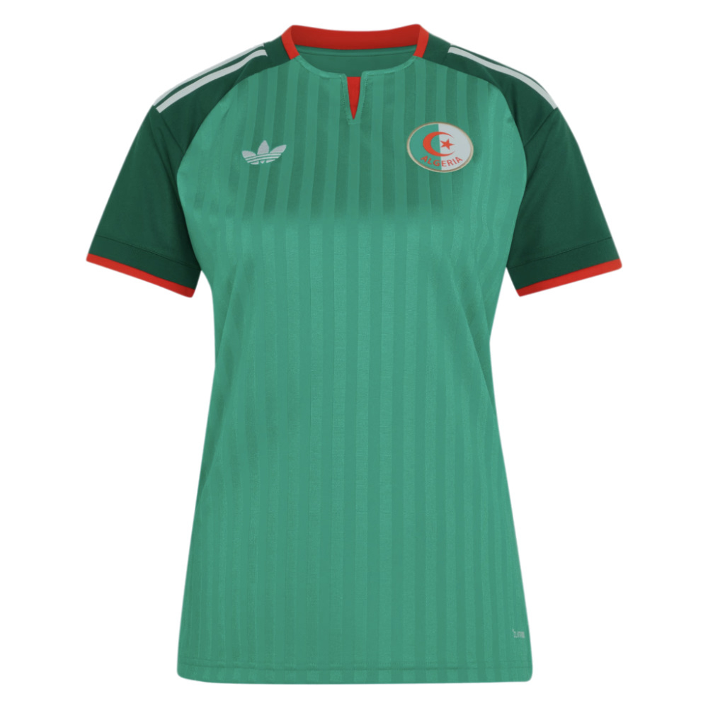 '26-'27 Algeria Away Shirt () Polyester Made By: Adidas Women's Green Small