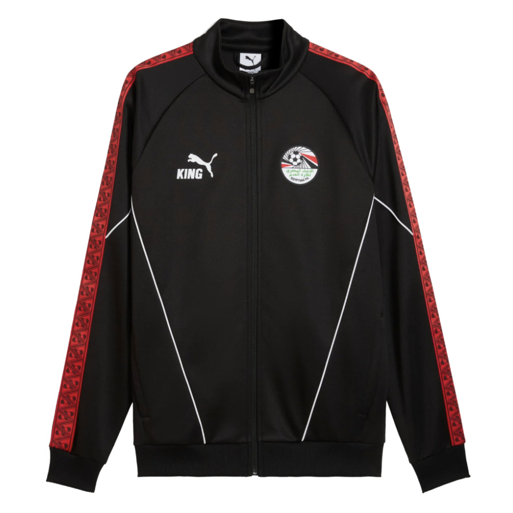 '26-'27 Egypt King Anthem Jacket (Black) Polyester Made By: Puma Men's Black Large