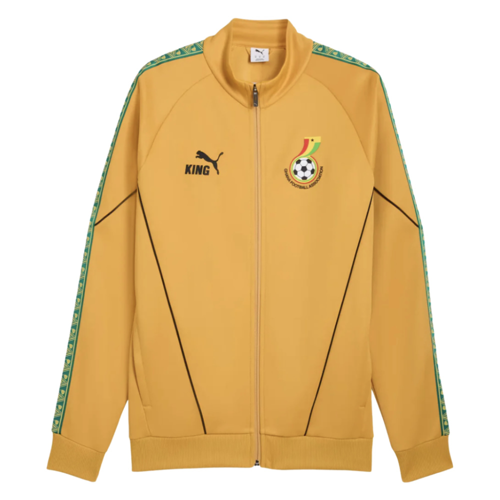 '26-'27 Ghana King Anthem Jacket (Gold) Polyester Made By: Puma Men's Gold Small