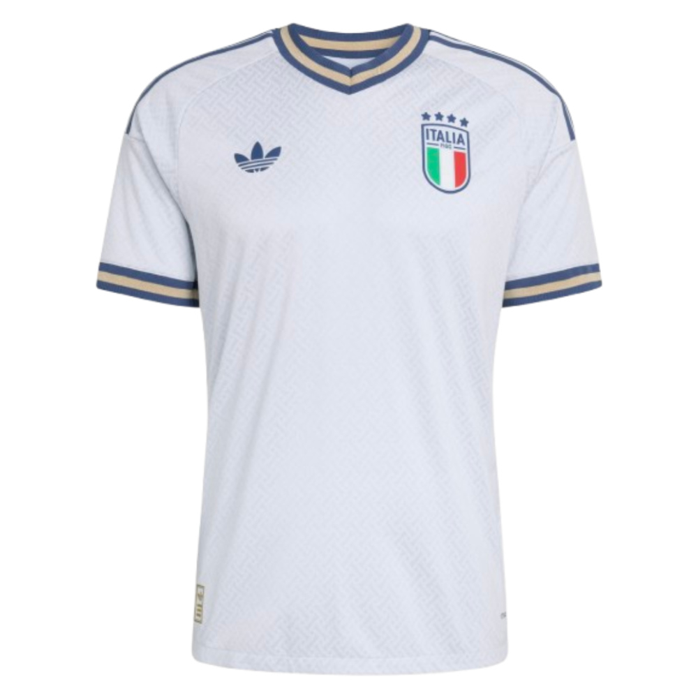 '26-'27 Italy Authentic Away Shirt Polyester Made By: Adidas Men's White Extra Large