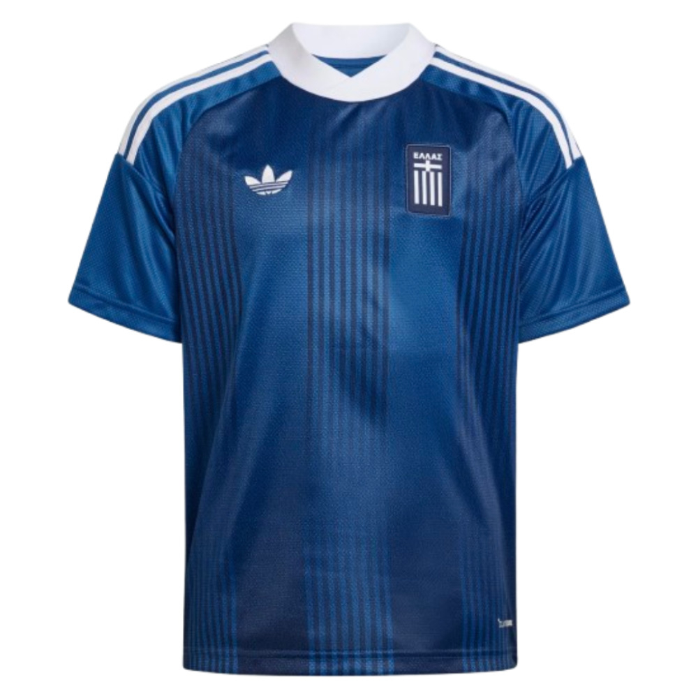 Adidas Kids Blue Greece 26 Away Jersey in Size 11-12Y, JD Sports - Image 4