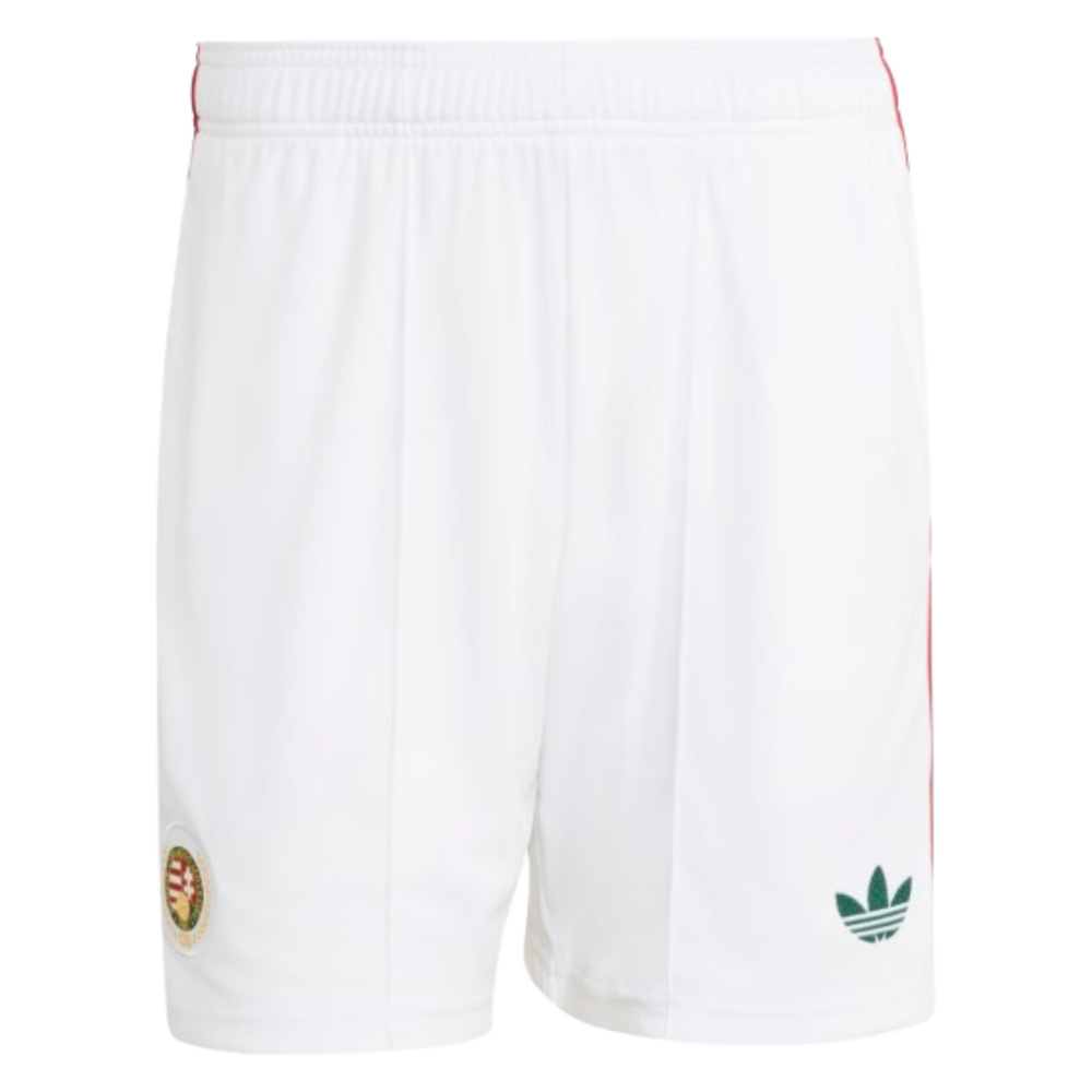 '26-'27 Hungary Away Shorts (White) Polyester Made By: Adidas Men's White Large