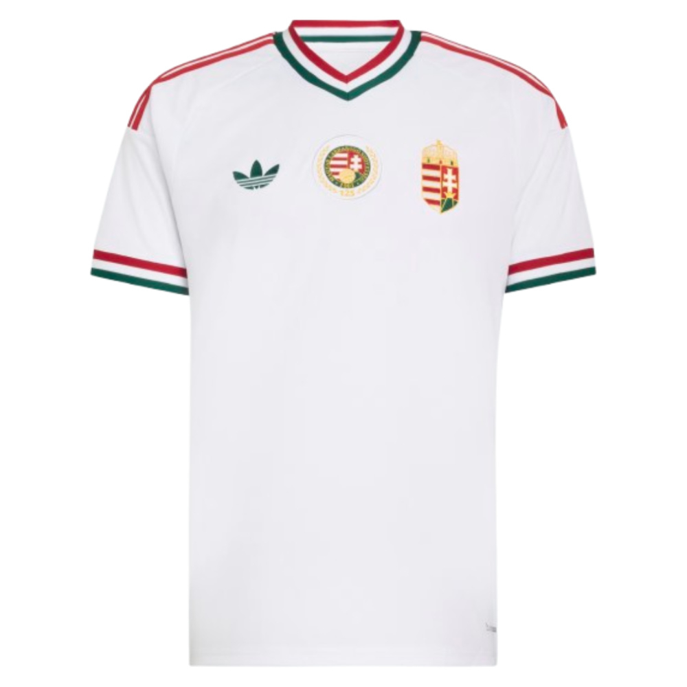 '26-'27 Hungary Away Shirt Polyester Made By: Adidas Men's White Medium