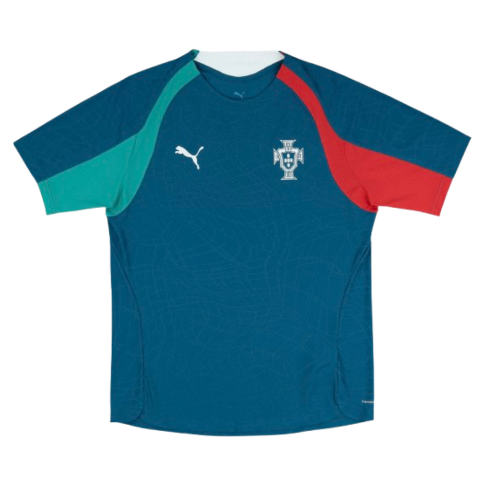 '26-'27 Portugal Training Jersey Pro (Ocean Tropic) Polyester Made By: Puma Men's Green Extra Large