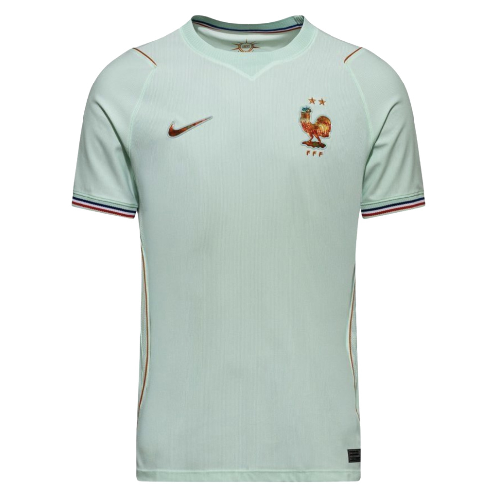 '26-'27 France Away Shirt (Kids) Polyester Made By: Nike Unisex Kids Blue Small