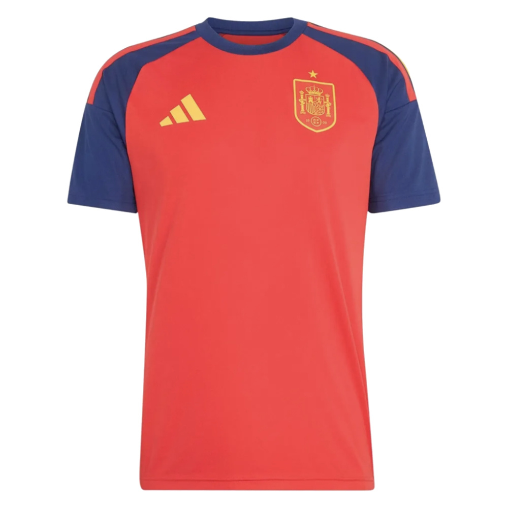 '26-'27 Spain Home Fan Jersey Polyester Made By: Adidas Men's Red Large