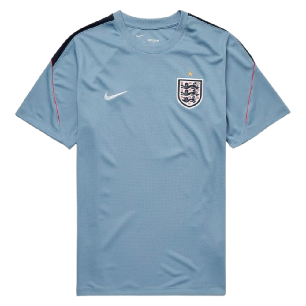 '26-'27 England Strike Training Shirt (Work ) Polyester Made By: Nike Men's Blue Extra Small