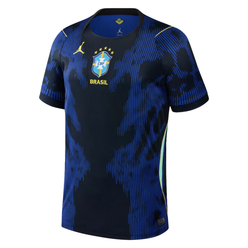 '26-'27 Brazil Away Shirt Polyester Made By: Nike Men's Blue Large
