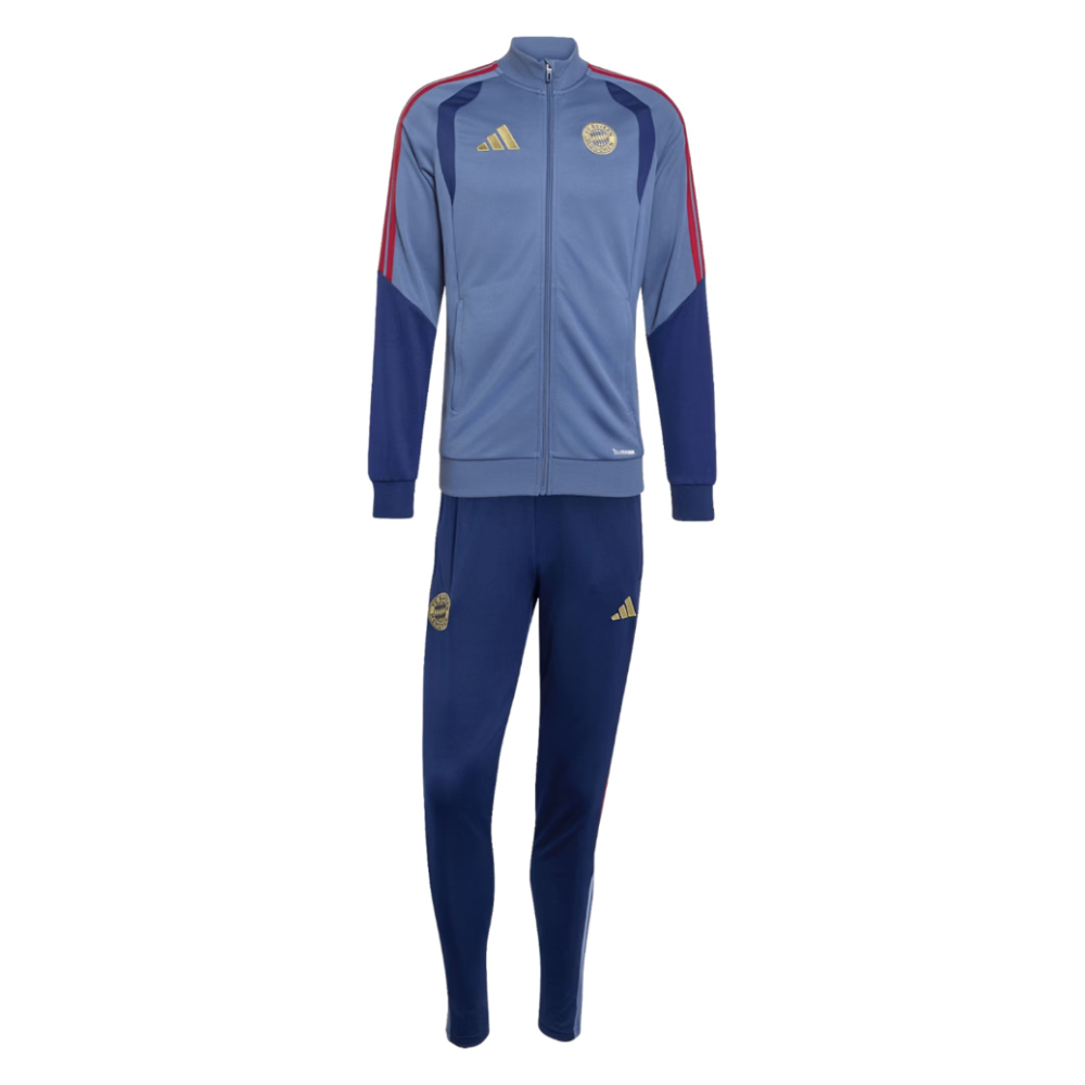 '26-'27 Bayern Munich Tracksuit (Preloved Ink) Polyester Made By: Adidas Men's Purple Xxl