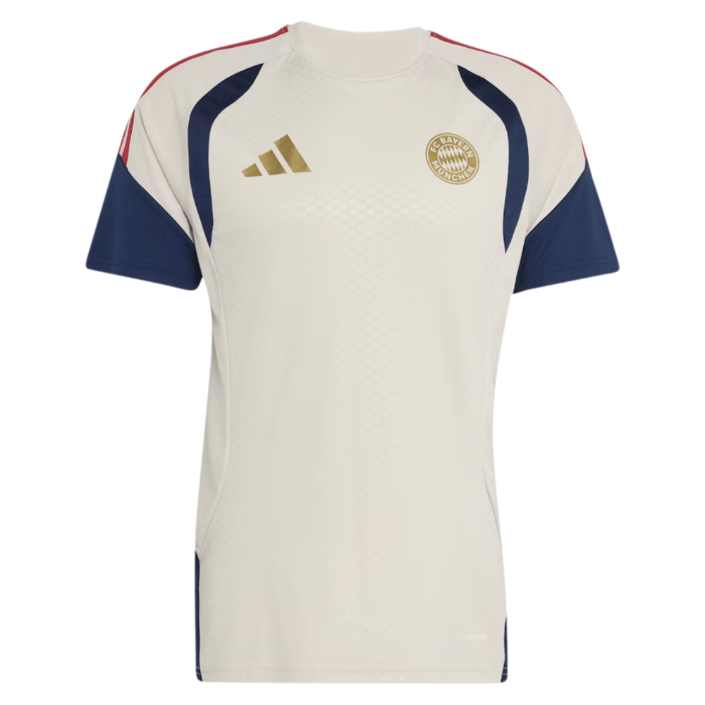 '26-'27 Bayern Munich Training Jersey (Alumina) Polyester Made By: Adidas Men's Cream Large