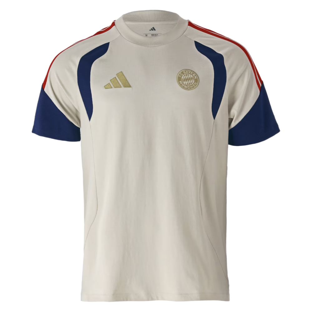 '26-'27 Bayern Munich Training Tee (Alumina) Polyester Made By: Adidas Men's Grey Large