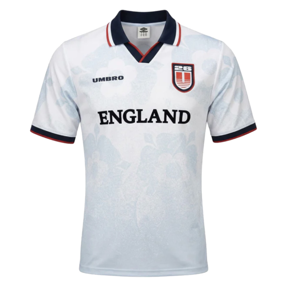 Umbro England World Cup 26 Football Shirt Polyester Men's White Extra Large