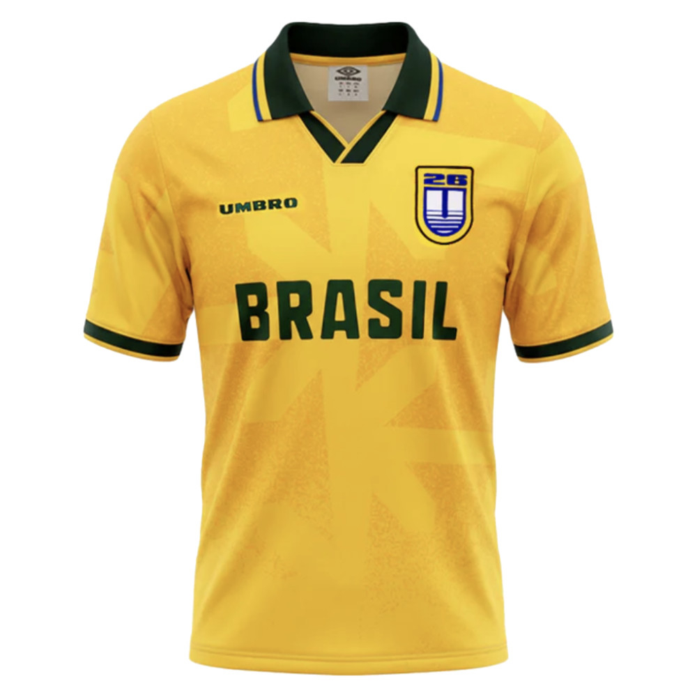Umbro Brazil World Cup 26 Football Shirt Polyester Men's Yellow 3XL
