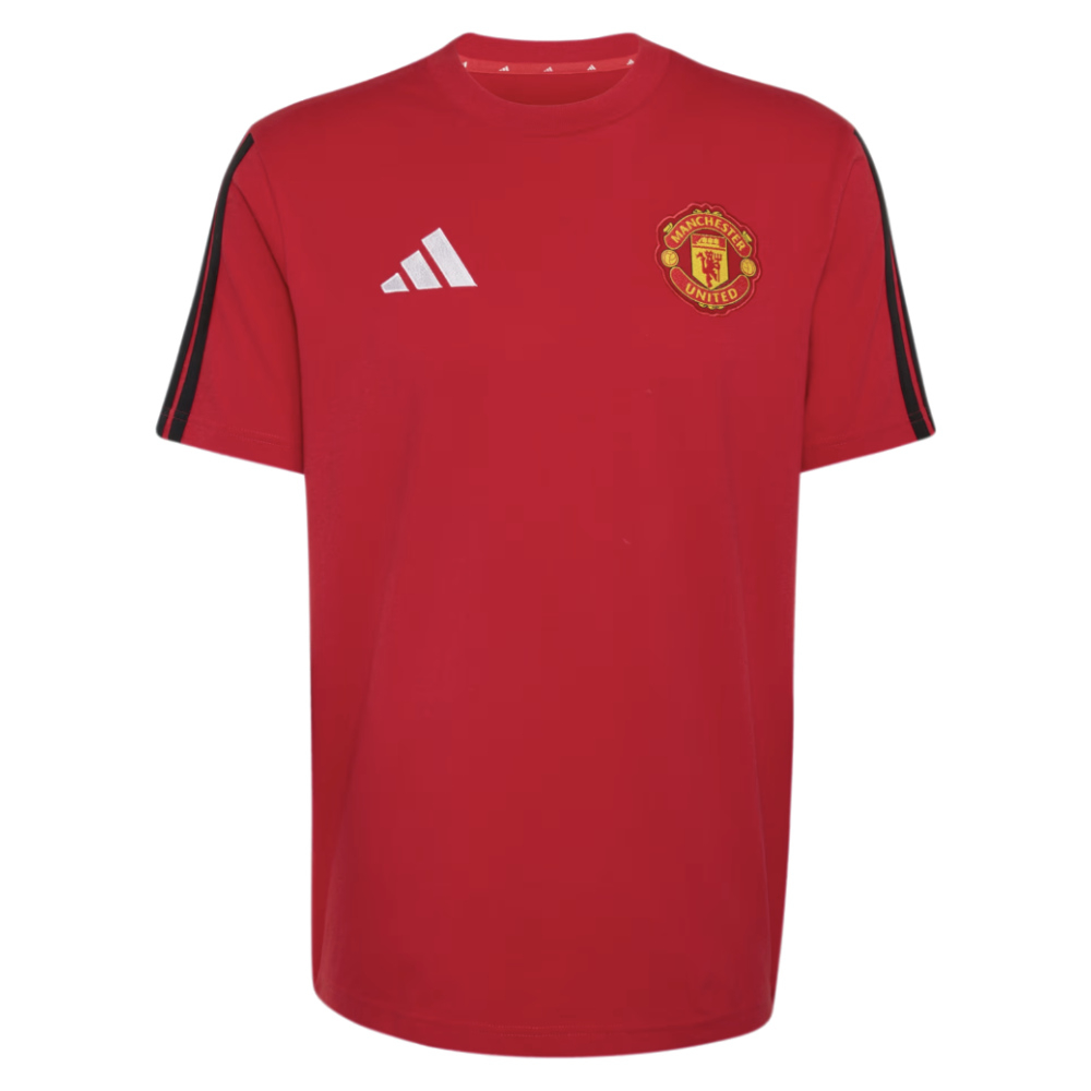 '26-'27 Man Utd Dna Tee (Red) Polyester Manchester United Made By: Adidas Men's Red 3XL