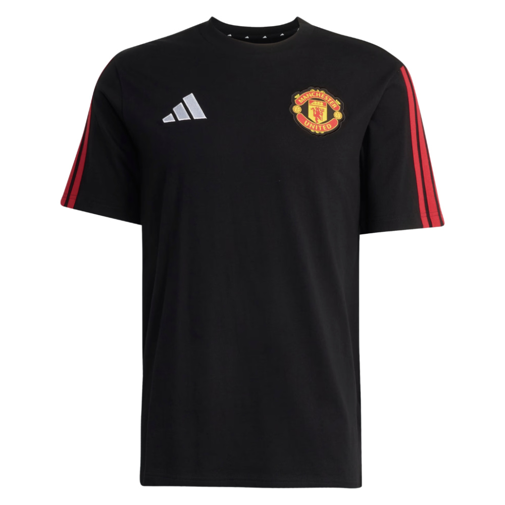 '26-'27 Man Utd Dna Tee (Black) Polyester Manchester United Made By: Adidas Men's Black 3XL