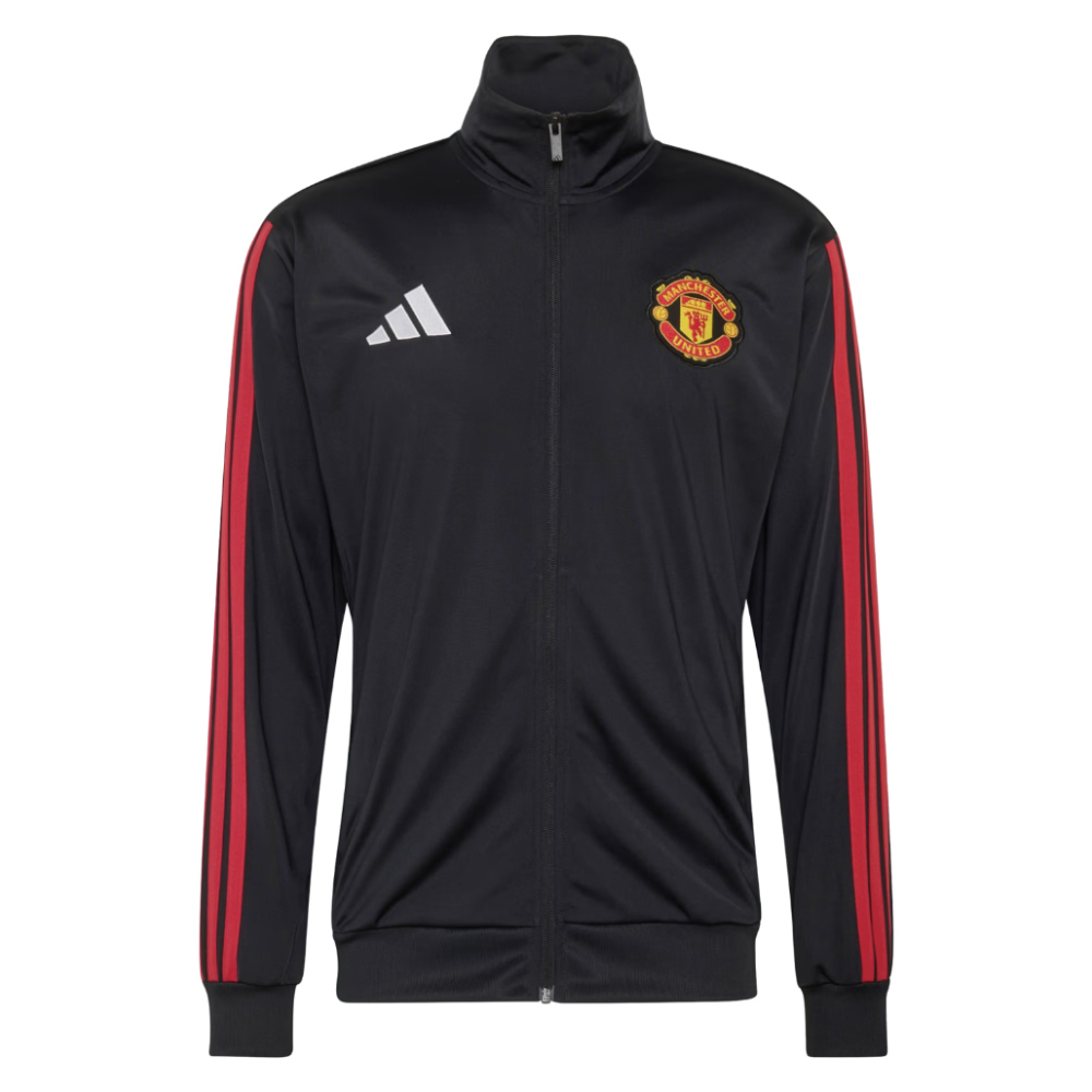 '26-'27 Man Utd Dna Track Top (Black) Polyester Manchester United Made By: Adidas Men's Black 3XL
