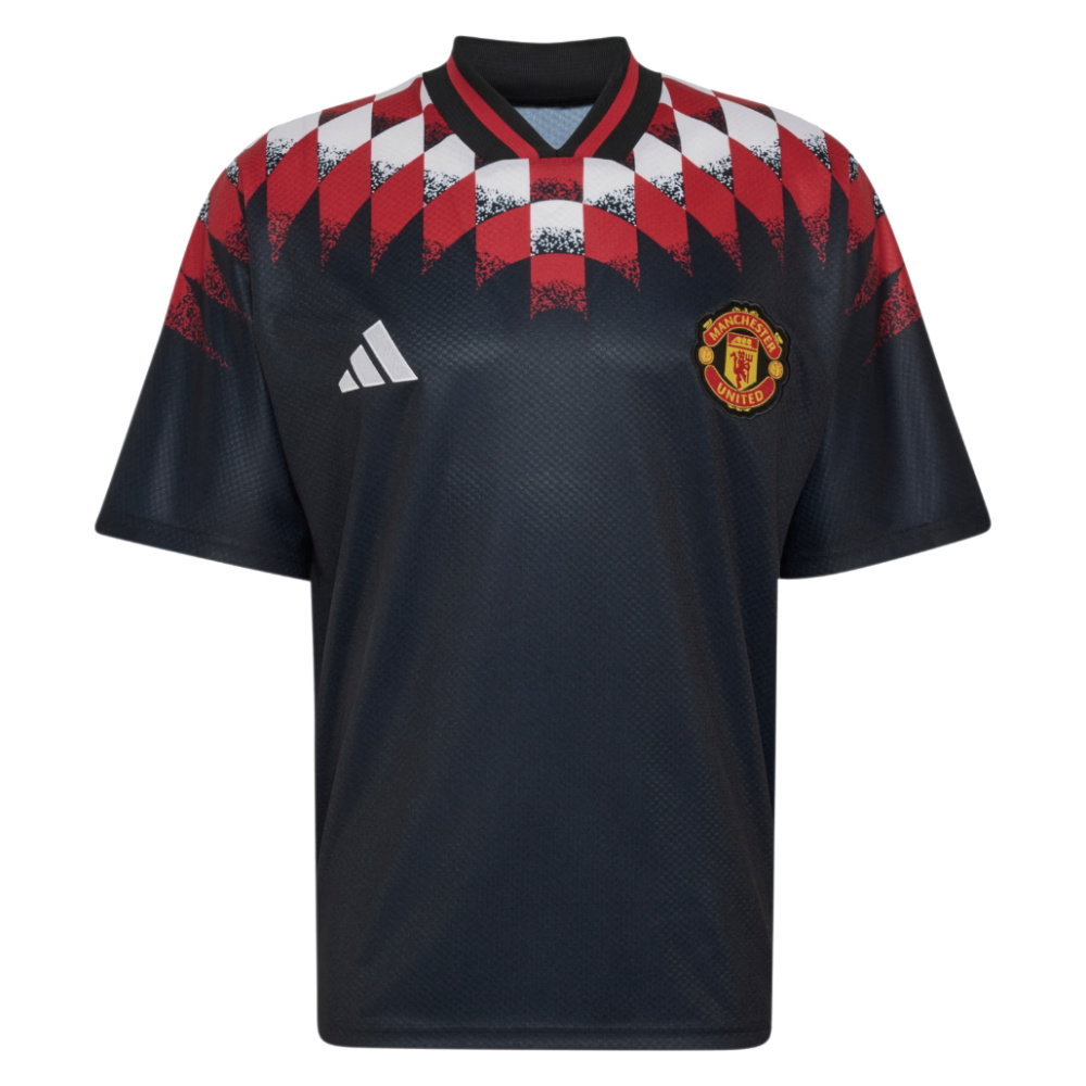 '26-'27 Man Utd Street Jersey (Black) Polyester Manchester United Made By: Adidas Men's Black 3XL