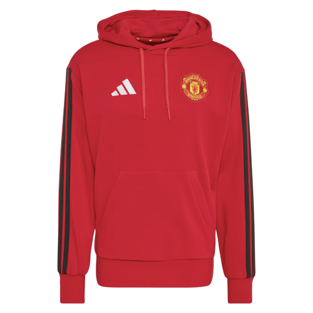 '26-'27 Man Utd Dna Hoody (Red) Polyester Manchester United Made By: Adidas Men's Red Xxl
