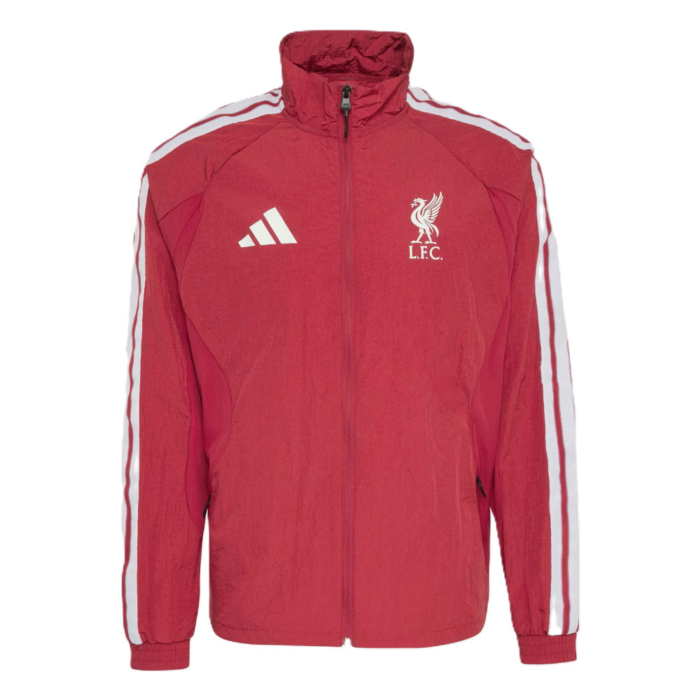 Adidas Liverpool Fc Home Anthem Jacket - Men's Red Nylon Tracksuits - Size M - Image 2
