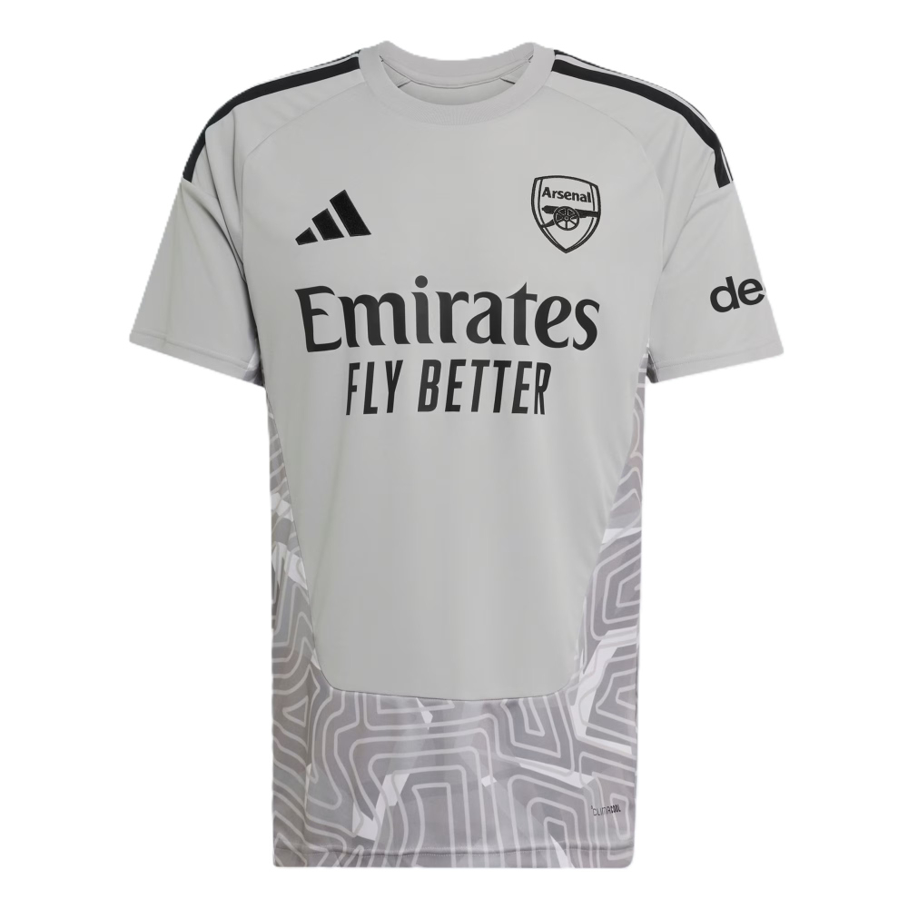 '26-'27 Arsenal Home Goalkeeper Shirt (Grey) Polyester Made By: Adidas Men's Grey Medium