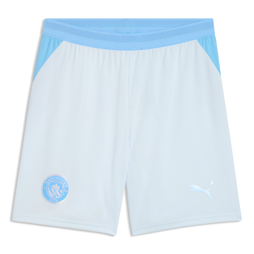 '26-'27 Man City Home Shorts (Icy ) Polyester Manchester City Made By: Puma Men's Blue Medium