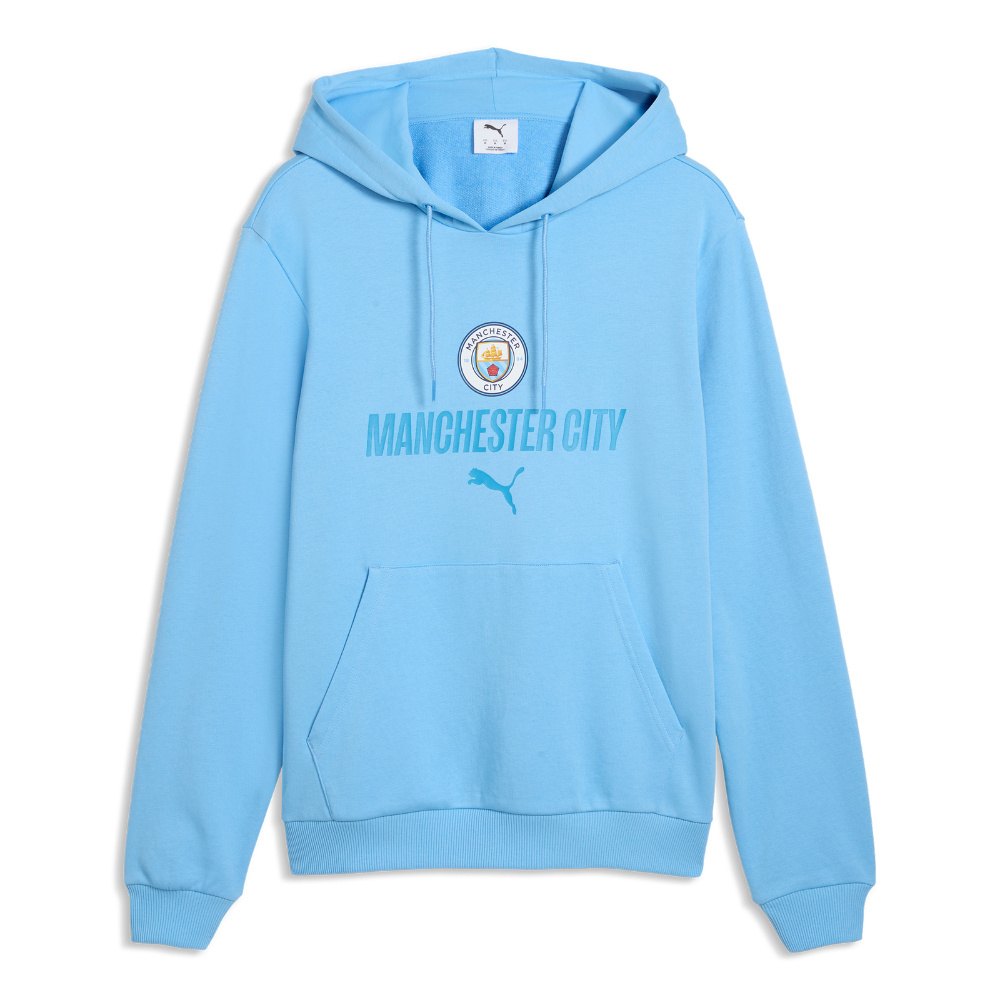 '26-'27 Man City Ftblculture Hoody (Light Blue) Polyester Manchester City Made By: Puma Men's Light Blue Small