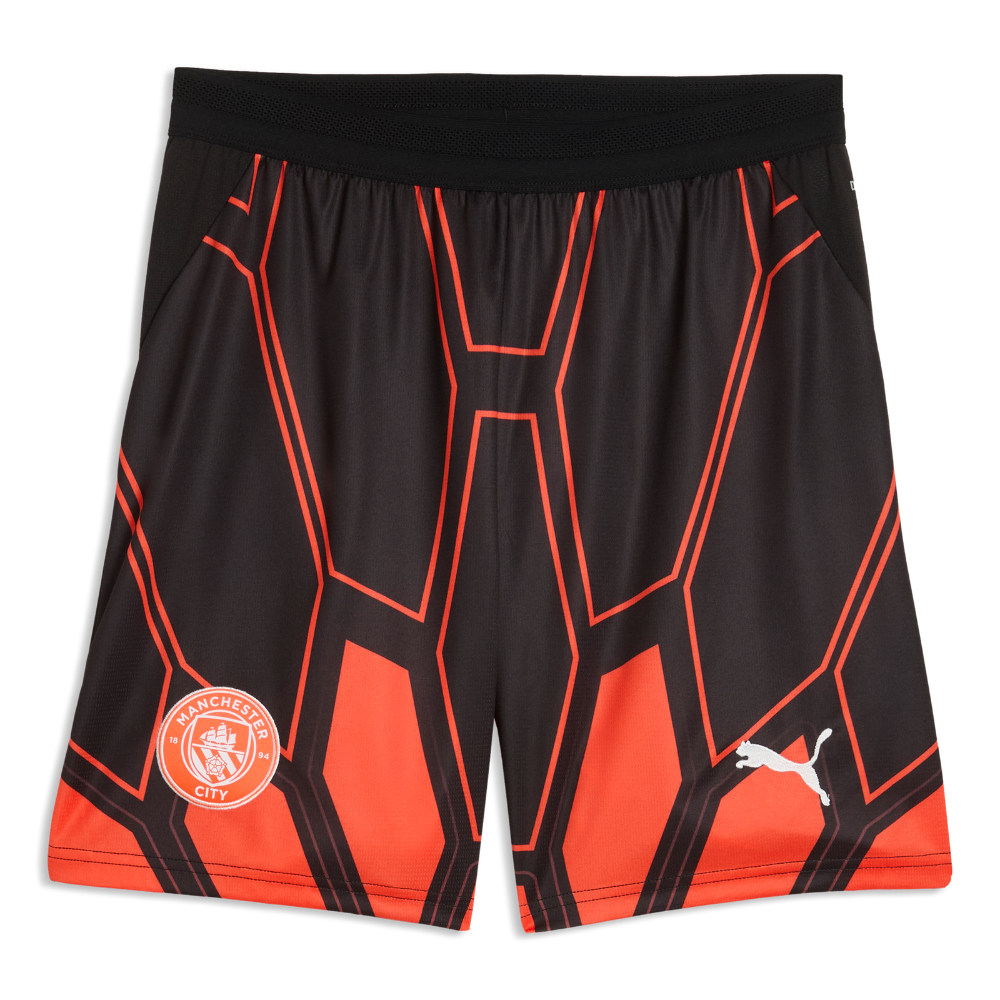 '26-'27 Man City Home Goalkeeper Shorts (Red) Polyester Manchester City Made By: Puma Men's Red Medium
