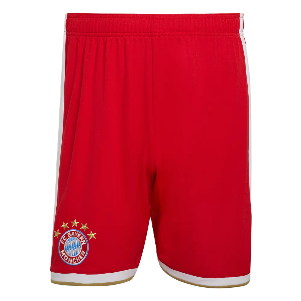 '26-'27 Bayern Munich Home Shorts (Red) Polyester Made By: Adidas Men's Red Extra Small