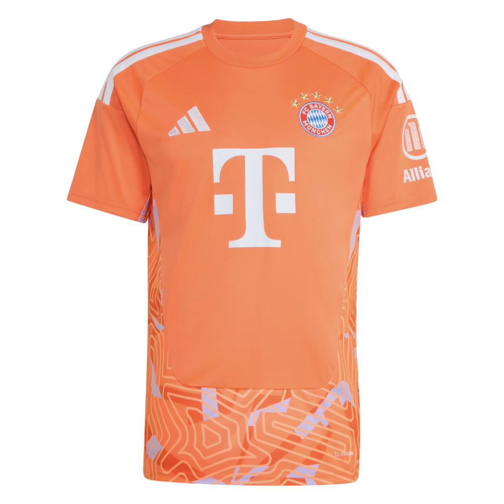'26-'27 Bayern Munich Home Goalkeeper Shirt (Orange) Polyester Made By: Adidas Men's Orange Xxl