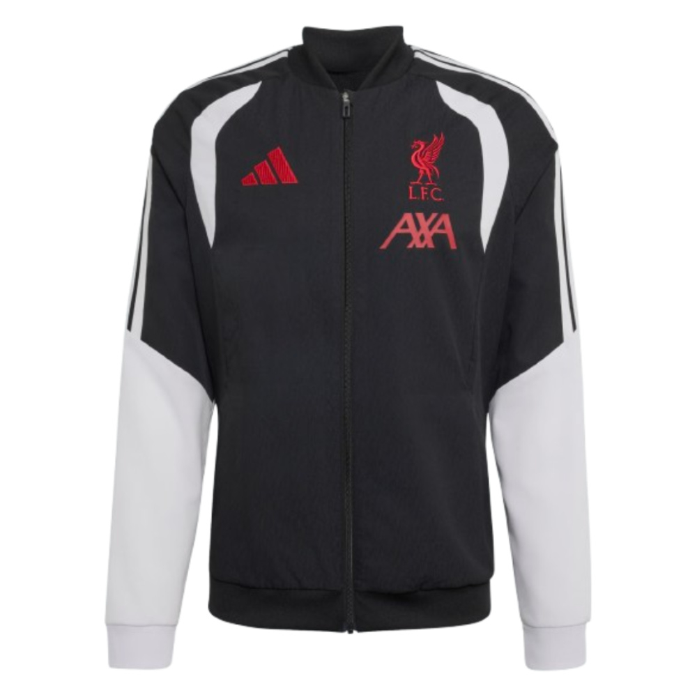 '26-'27 Liverpool Presentation Jacket (Black) Polyester Made By: Adidas Men's Black Xxl