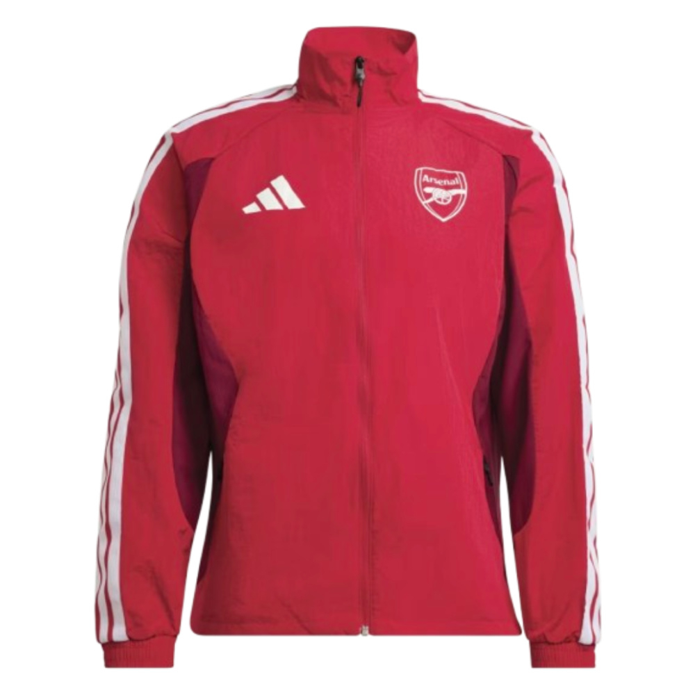 '26-'27 Arsenal Anthem Jacket (Scarlet) Polyester Made By: Adidas Men's Red Xxl