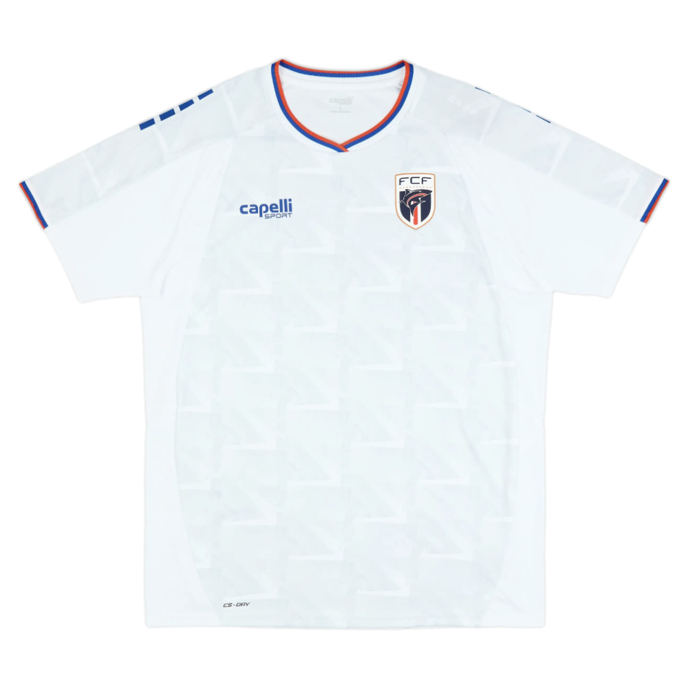 '26-'27 Cape Verde Away Shirt Polyester Made By: Capelli Sports Men's White Medium