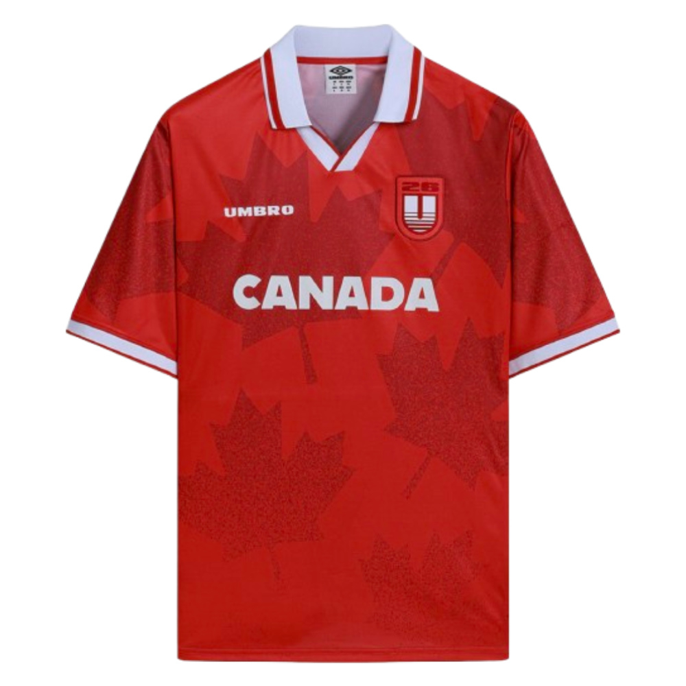 Canada Umbro World Cup 26 Football Shirt Polyester Men's Red 3XL