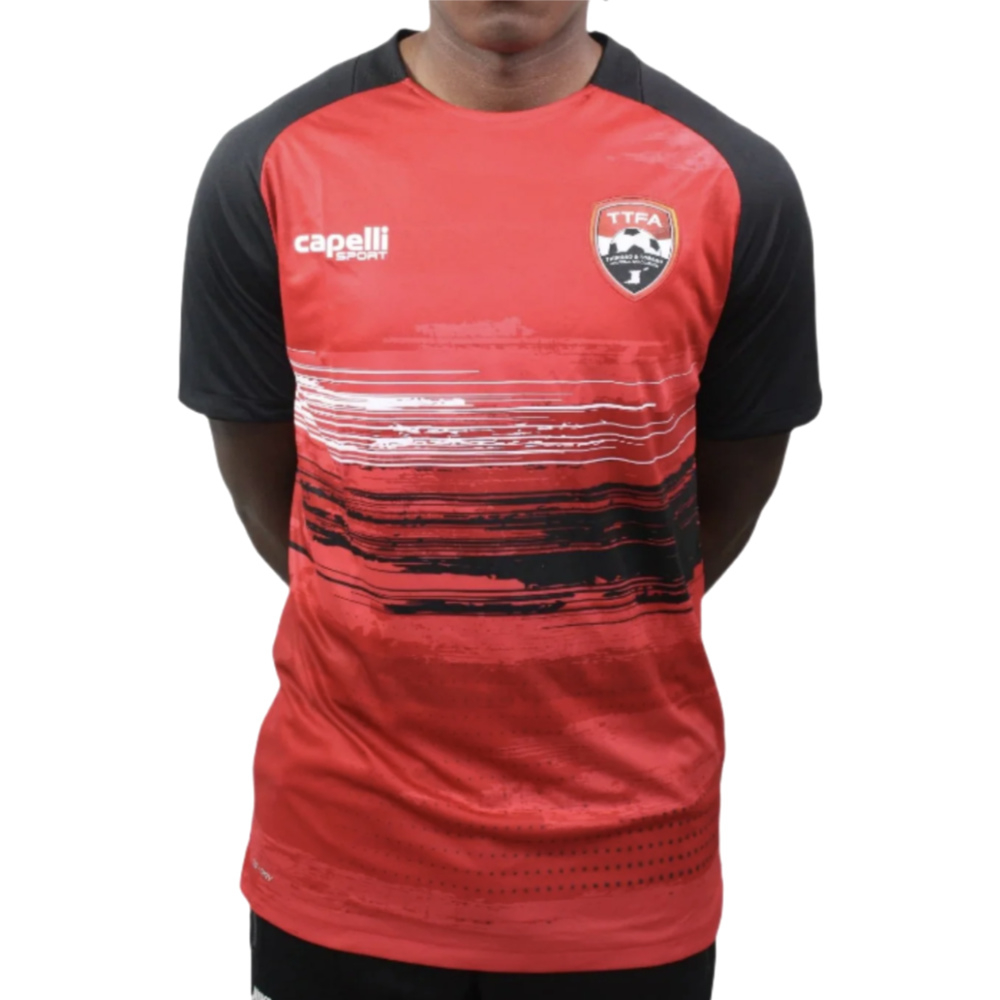 '24-'25 Trinidad And Tobago Home Shirt Polyester Made By: Capelli Sports Men's Red Medium