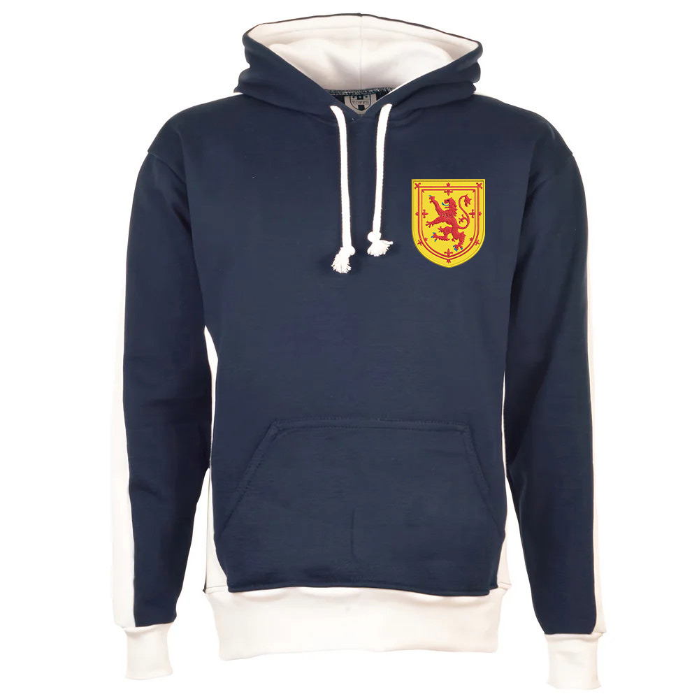 Scotland 1954 Hoodie /White Polyester Made By: Toffs Men's Navy 5XL