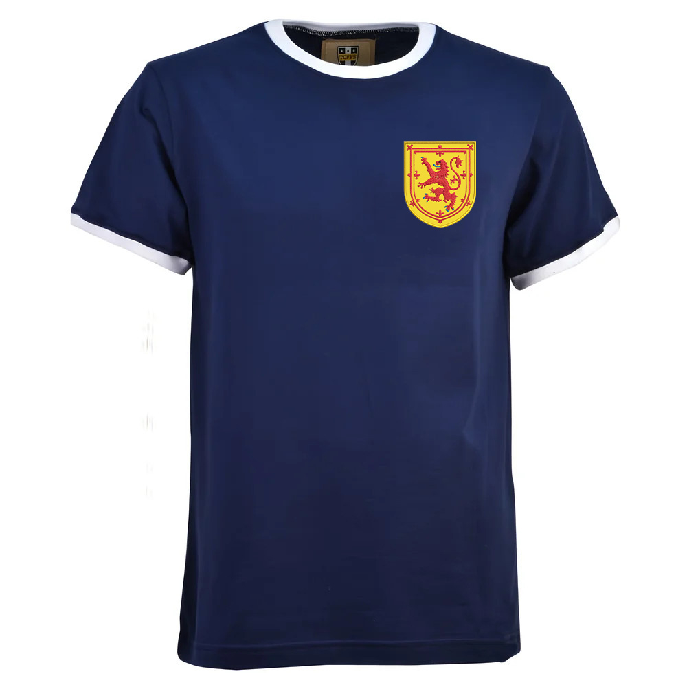 Scotland Football Club 1990 T-Shirt Polyester Made By: Toffs Men's Navy 4XL