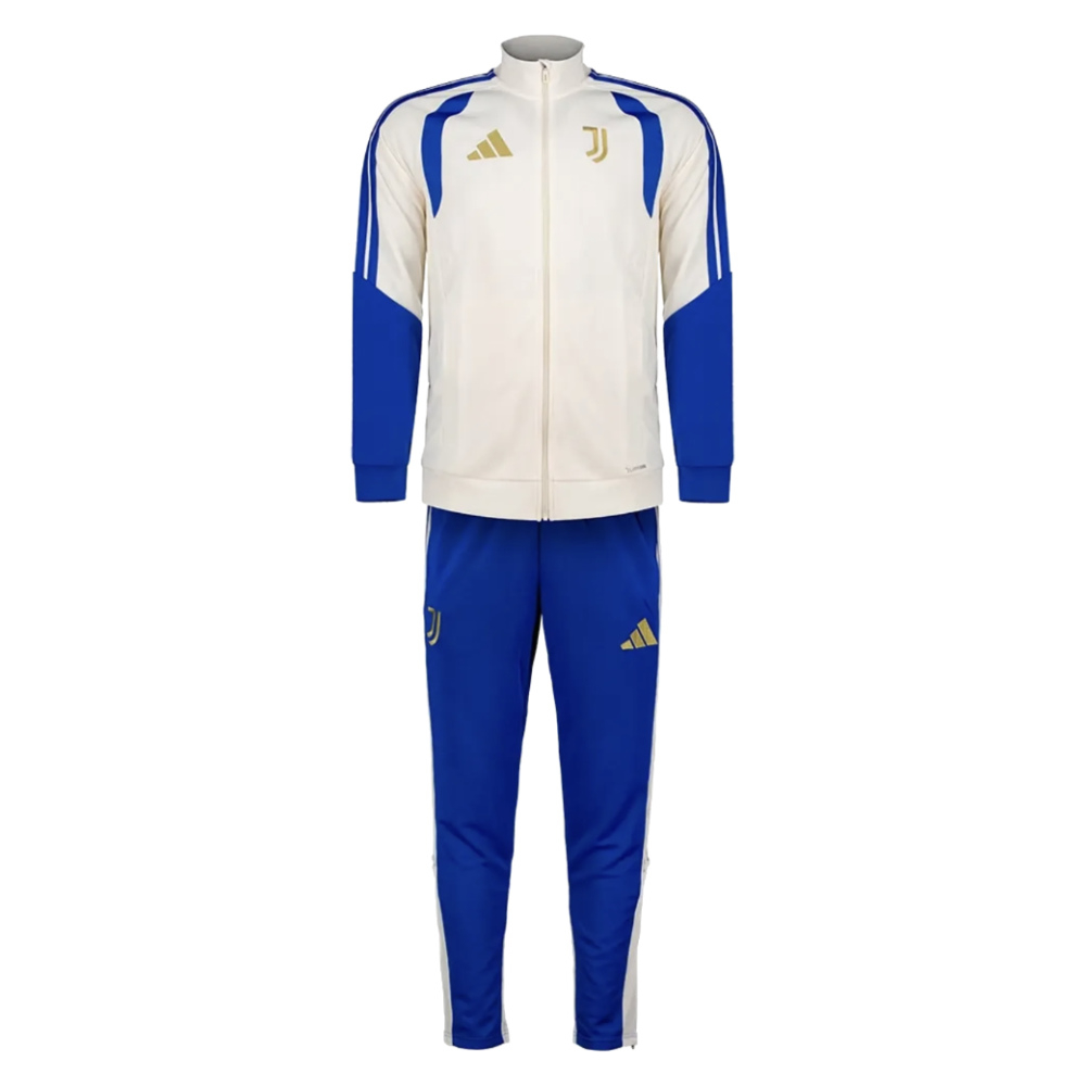 '26-'27 Juventus Tracksuit (Chalk ) Polyester Made By: Adidas Men's White Medium