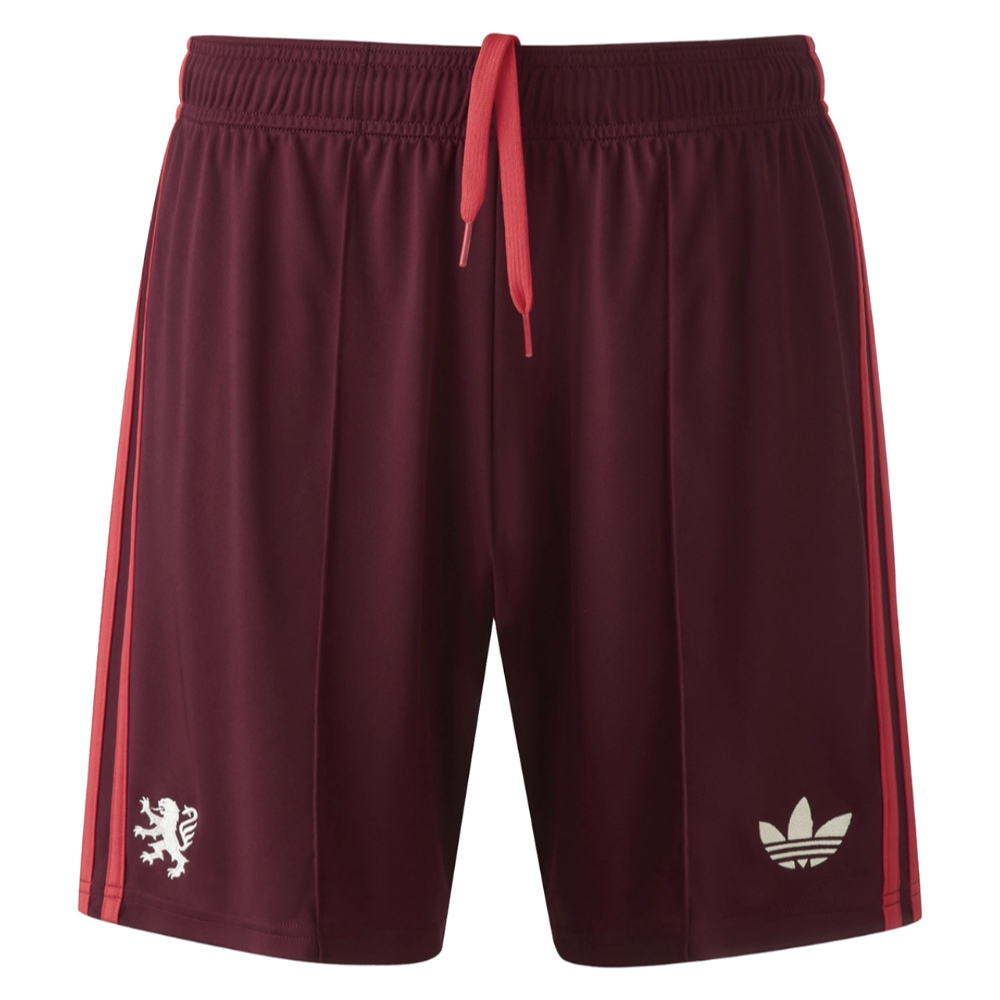 '26-'27 Olympique Lyon Away Shorts (Red) Polyester Made By: Adidas Men's Red Medium