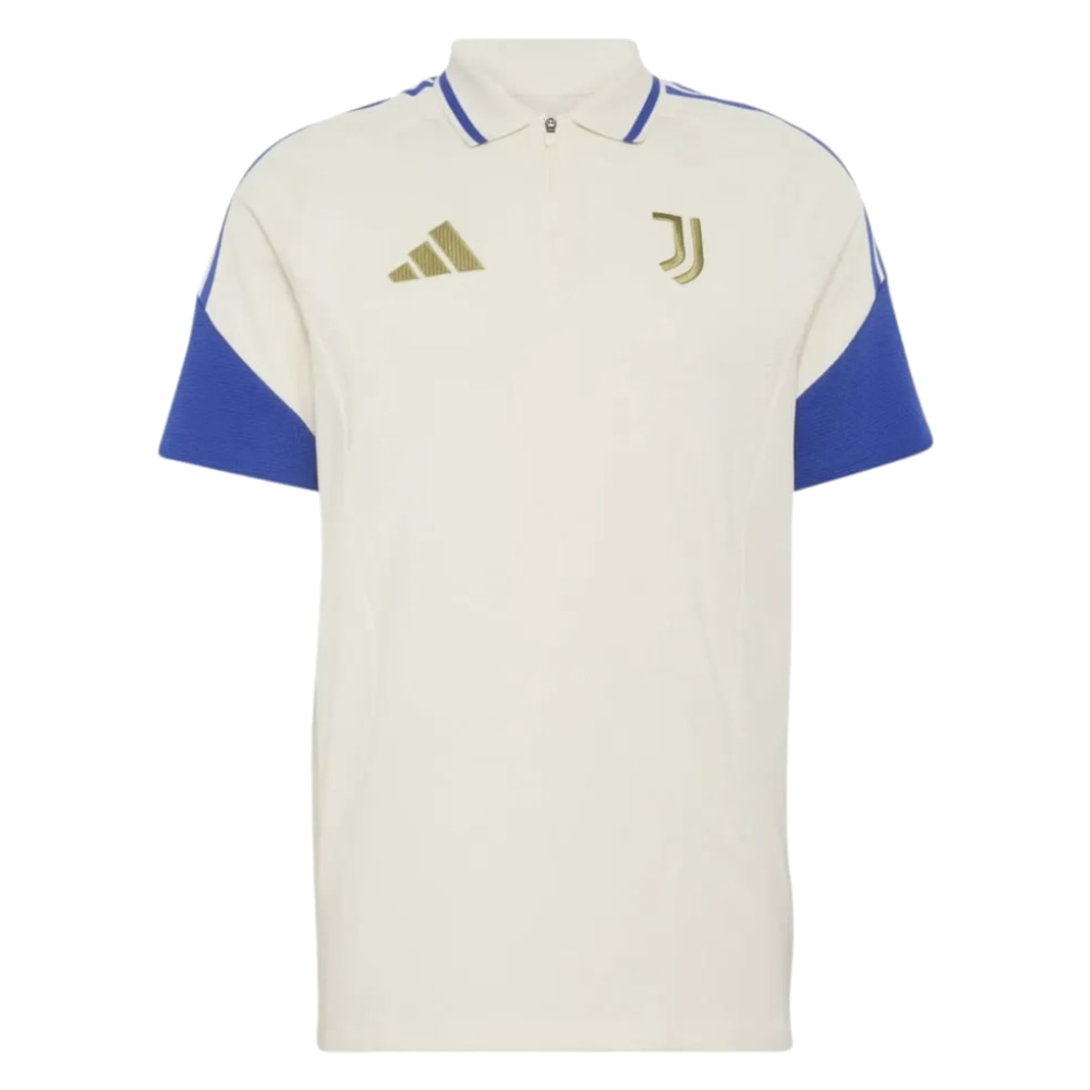 '26-'27 Juventus Polo Shirt (White) Polyester Made By: Adidas Men's White Medium